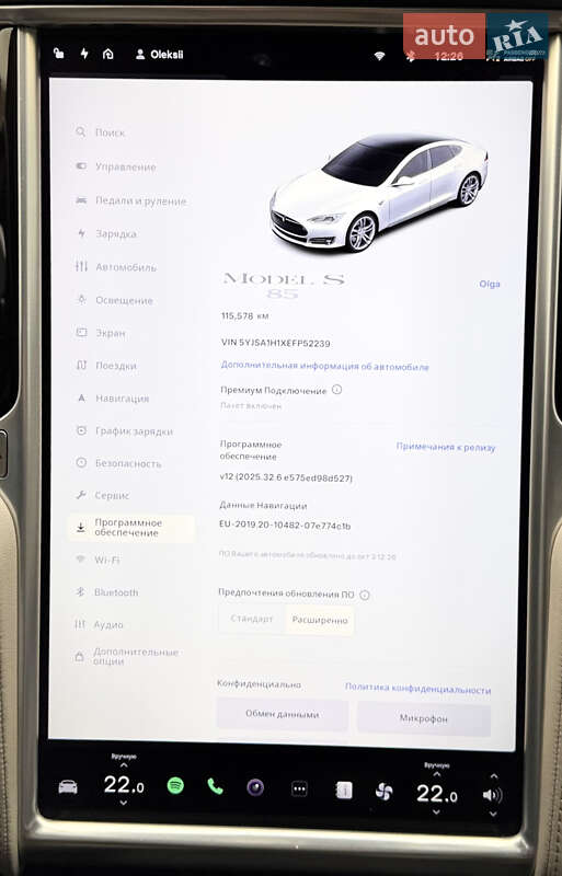 Лифтбек Tesla Model S 2014 в Киеве