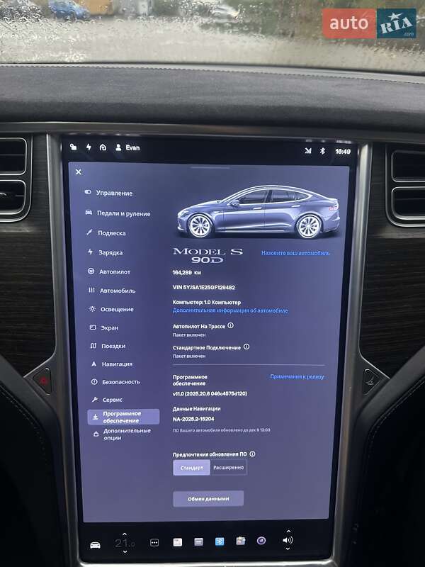 Ліфтбек Tesla Model S 2016 в Києві