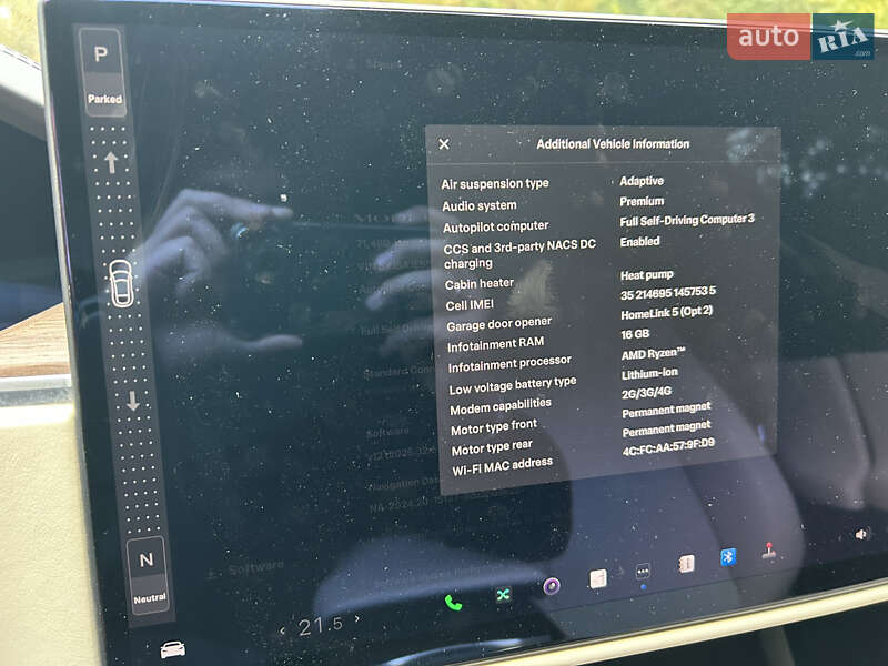 Лифтбек Tesla Model S 2022 в Львове