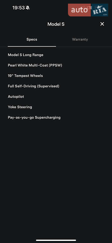 Лифтбек Tesla Model S 2021 в Рованцах