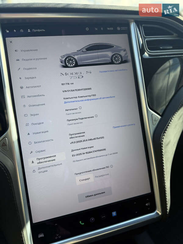 Ліфтбек Tesla Model S 2017 в Радехові