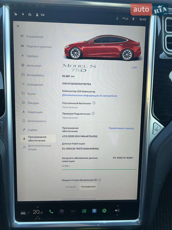 Ліфтбек Tesla Model S 2017 в Вінниці