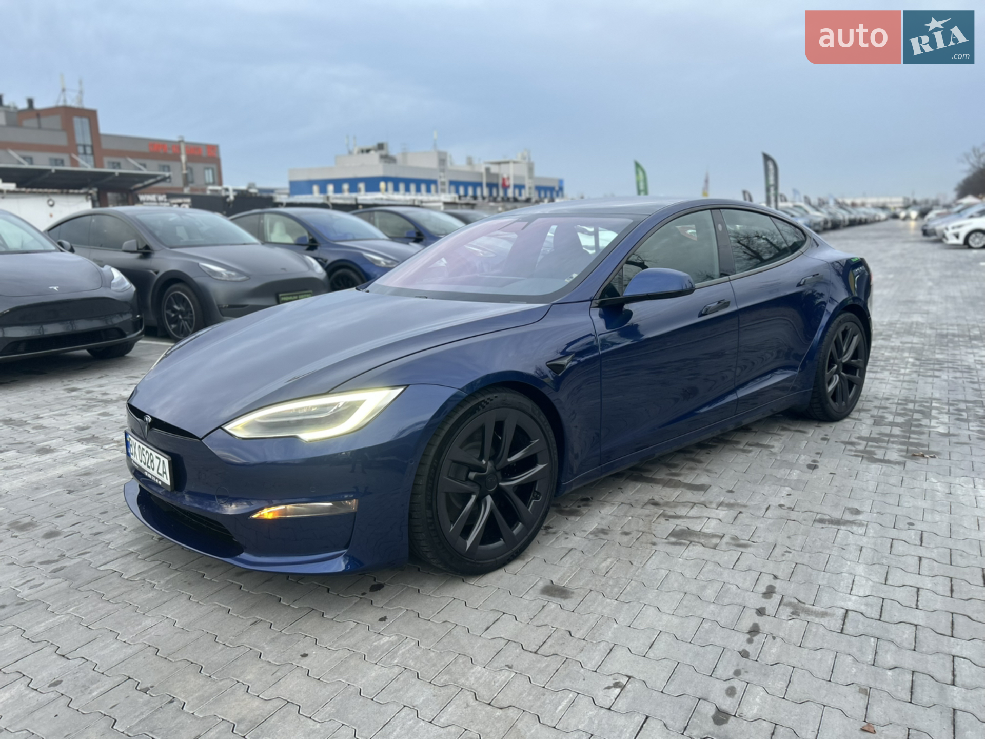 Tesla Model S 2021 VIN 5YJSA1E51NF464682 фото оголошення 2 з 32
