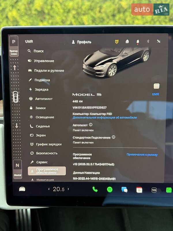 Ліфтбек Tesla Model S 2023 в Стрию
