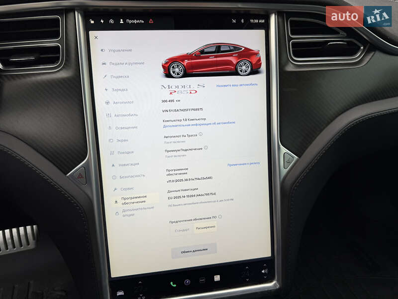 Лифтбек Tesla Model S 2015 в Луцке