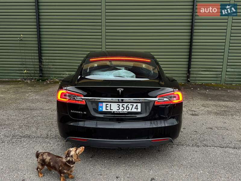 2014 Tesla Model-S, VIN 5YJSA3S18EFP31619:plate — фото 1 (autoria)