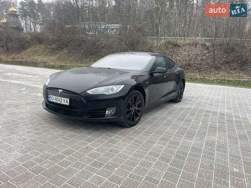 2015 Tesla Model-S, VIN 5YJSA7H20FFP72464:plate — фото 1 (autoria)