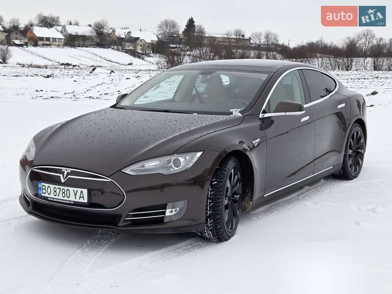 2014 Tesla Model-S, VIN 5YJSA2H12EFP28703:plate — фото 1 (autoria)