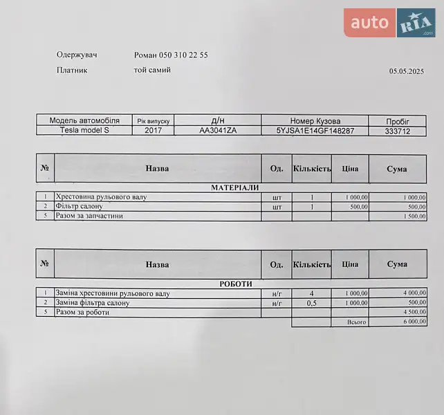 Лифтбек Tesla Model S 2016 в Погребище документ 10 фото Лифтбек Tesla Model S 2016 в Погребище документ