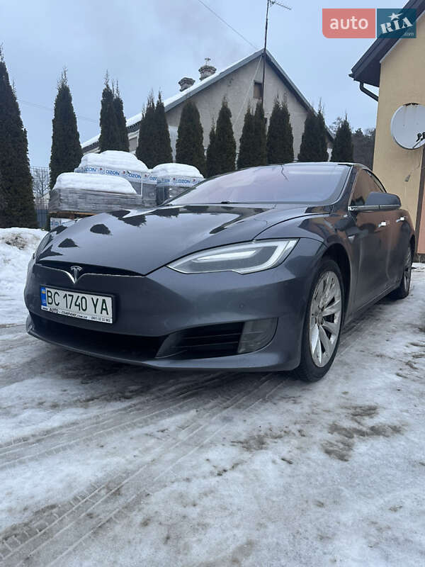 2017 Tesla Model-S, VIN 5YJSA7E17HF205392:plate — фото 1 (autoria)