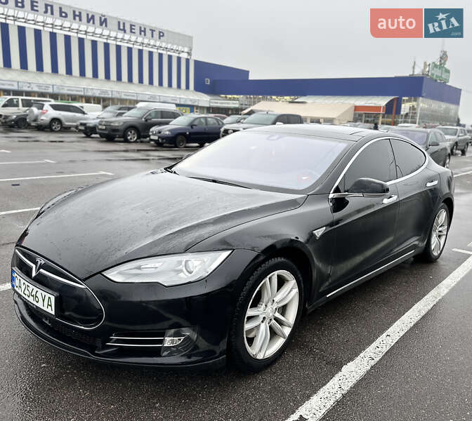 2014 Tesla Model-S, VIN 5YJSA6H17EFP59405:plate — фото 1 (autoria)