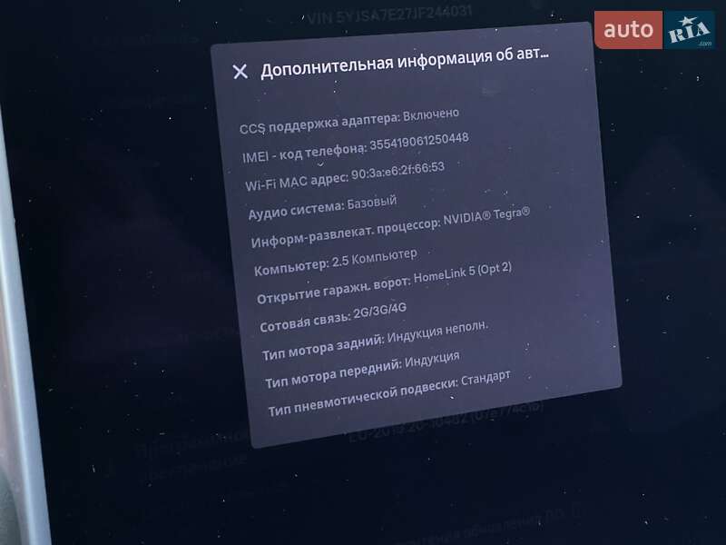 Ліфтбек Tesla Model S 2018 в Києві