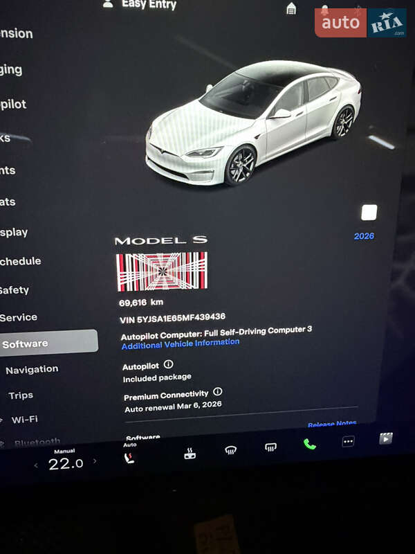 Лифтбек Tesla Model S 2021 в Киеве