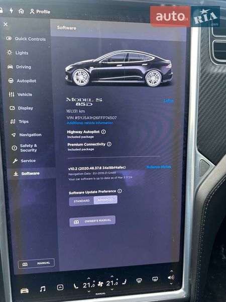 Ліфтбек Tesla Model S 2015 в Львові фото 9 Ліфтбек Tesla Model S 2015 в Львові