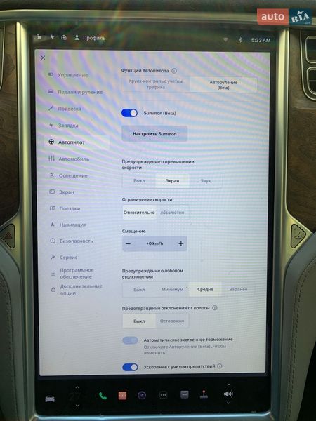 Лифтбек Tesla Model S 2016 в Львове