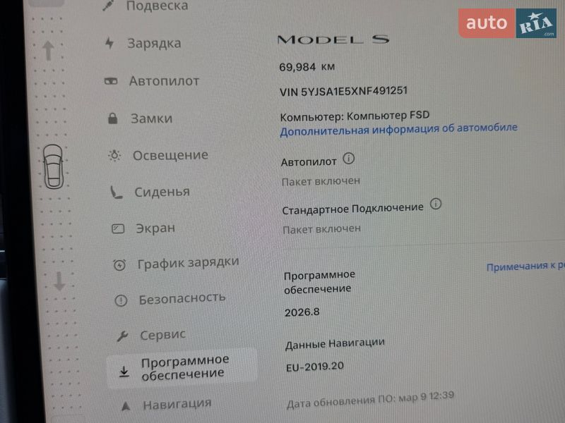 Лифтбек Tesla Model S 2022 в Виннице