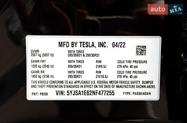 Лифтбек Tesla Model S 2022 в Киеве