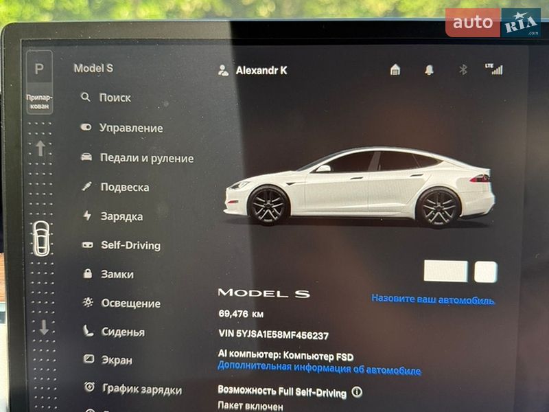 Лифтбек Tesla Model S 2021 в Киеве фото 16 Лифтбек Tesla Model S 2021 в Киеве