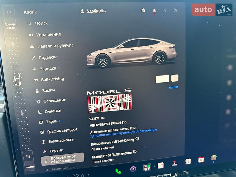 Ліфтбек Tesla Model S 2022 в Києві