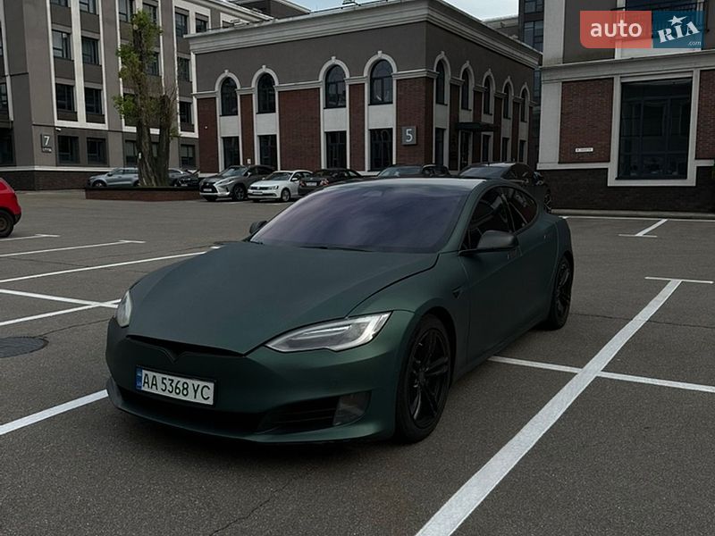 2017 Tesla Model-S, VIN 5YJSA1E20HF182060:plate — фото 1 (autoria)