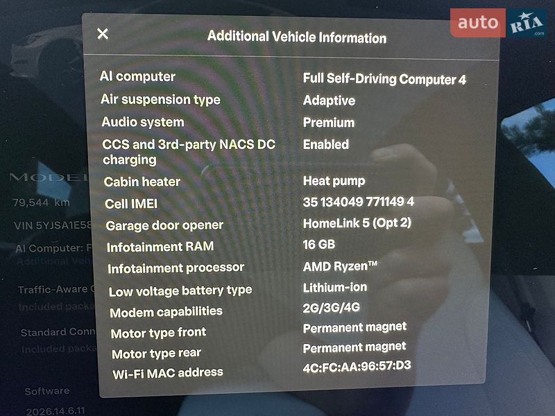 Ліфтбек Tesla Model S 2023 в Львові