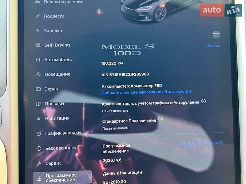 Лифтбек Tesla Model S 2018 в Киеве
