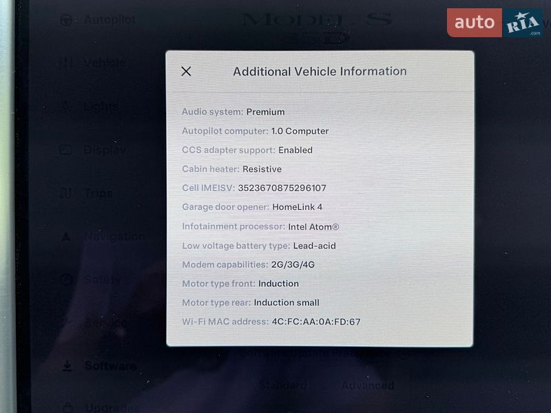 Лифтбек Tesla Model S 2015 в Гостомеле фото 14 Лифтбек Tesla Model S 2015 в Гостомеле