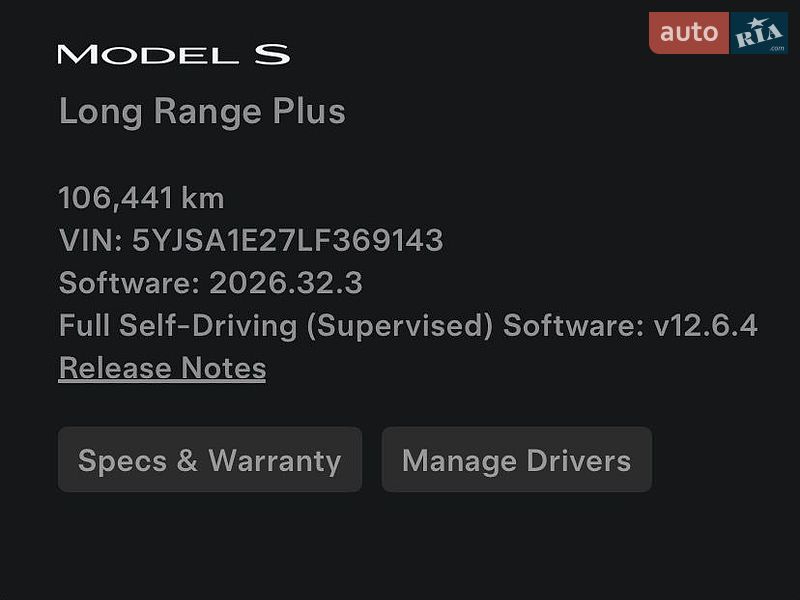 Лифтбек Tesla Model S 2020 в Киеве фото 4 Лифтбек Tesla Model S 2020 в Киеве