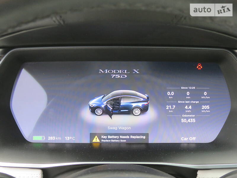 Позашляховик / Кросовер Tesla Model X 2016 в Києві