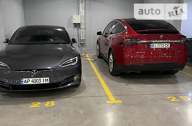 Автомобиль тесла красный цвет