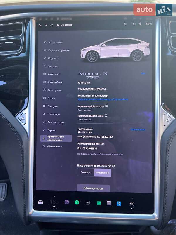 Позашляховик / Кросовер Tesla Model X 2017 в Києві