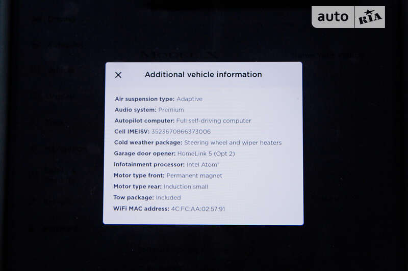 Внедорожник / Кроссовер Tesla Model X 2020 в Днепре