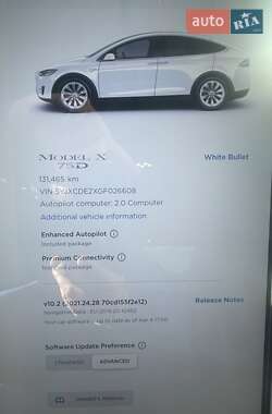 Внедорожник / Кроссовер Tesla Model X 2016 в 