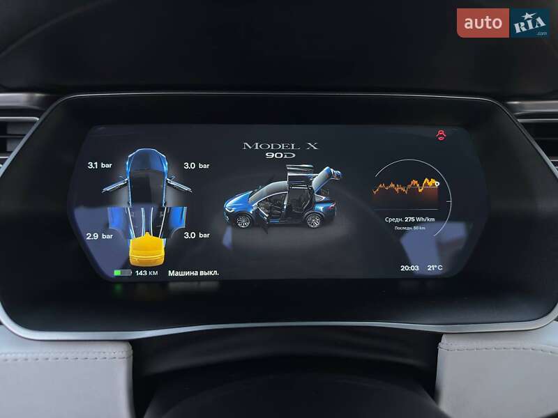 Позашляховик / Кросовер Tesla Model X 2017 в Черкасах