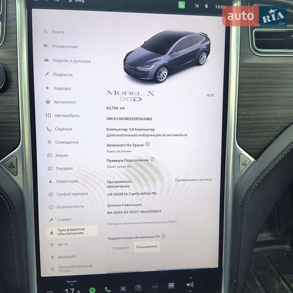 Внедорожник / Кроссовер Tesla Model X 2016 в Бориславе