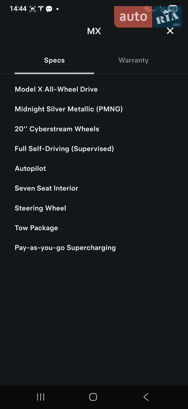 Позашляховик / Кросовер Tesla Model X 2022 в Львові фото 44 Позашляховик / Кросовер Tesla Model X 2022 в Львові