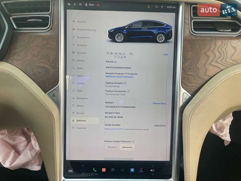 Позашляховик / Кросовер Tesla Model X 2016 в Луцьку