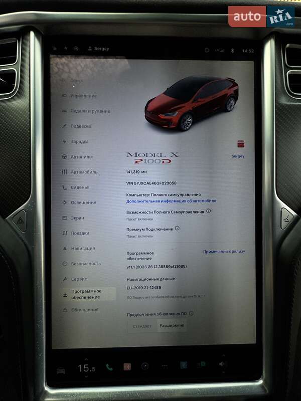Позашляховик / Кросовер Tesla Model X 2016 в Києві