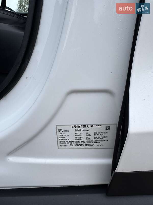 Позашляховик / Кросовер Tesla Model X 2020 в Києві фото 50 Позашляховик / Кросовер Tesla Model X 2020 в Києві