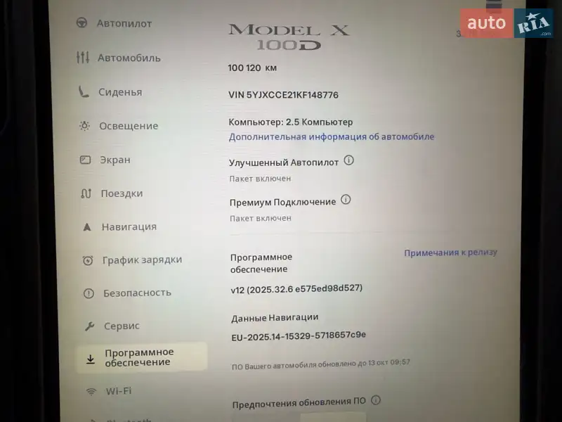 Позашляховик / Кросовер Tesla Model X 2019 в Києві документ