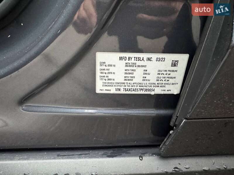 Позашляховик / Кросовер Tesla Model X 2023 в Києві фото 17 Позашляховик / Кросовер Tesla Model X 2023 в Києві