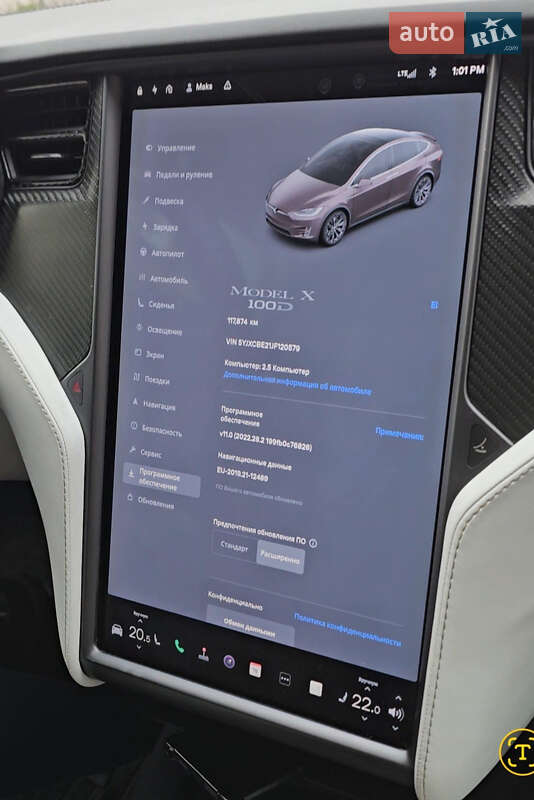 Внедорожник / Кроссовер Tesla Model X 2018 в Полтаве