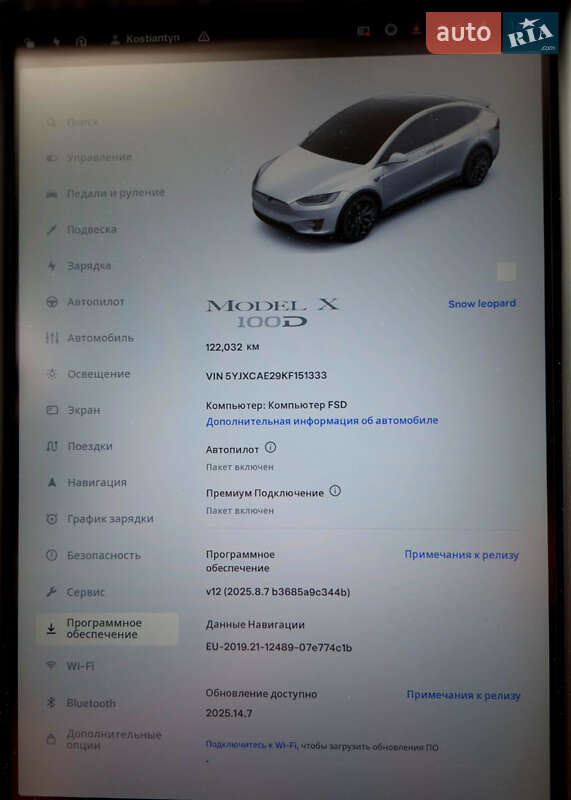 Внедорожник / Кроссовер Tesla Model X 2019 в Киеве