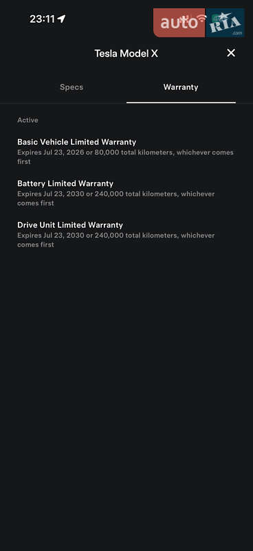 Внедорожник / Кроссовер Tesla Model X 2022 в Львове