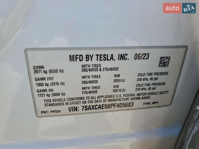 Внедорожник / Кроссовер Tesla Model X 2023 в Киеве