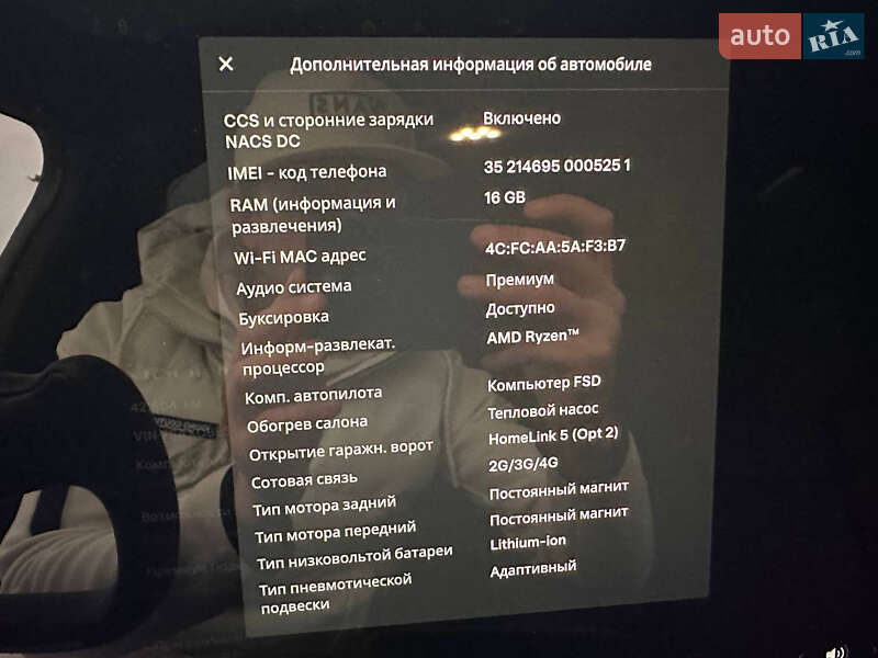 Внедорожник / Кроссовер Tesla Model X 2022 в Киеве