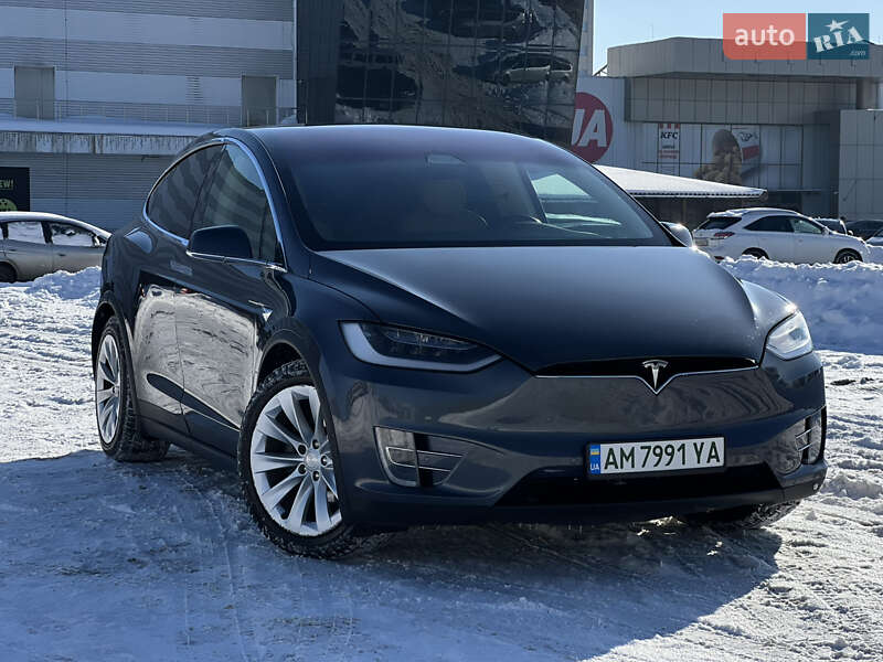 2017 Tesla Model-X, VIN 5YJXCCE25HF054456:plate — фото 1 (autoria)