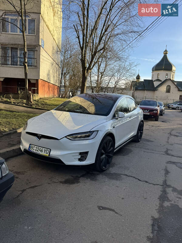 2019 Tesla Model-X, VIN 5YJXCBE24LF239942:plate — фото 1 (autoria)