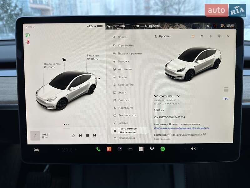 Внедорожник / Кроссовер Tesla Model Y 2022 в Киеве