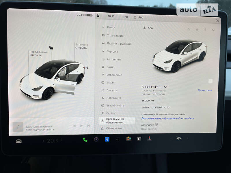 Внедорожник / Кроссовер Tesla Model Y 2021 в Ровно